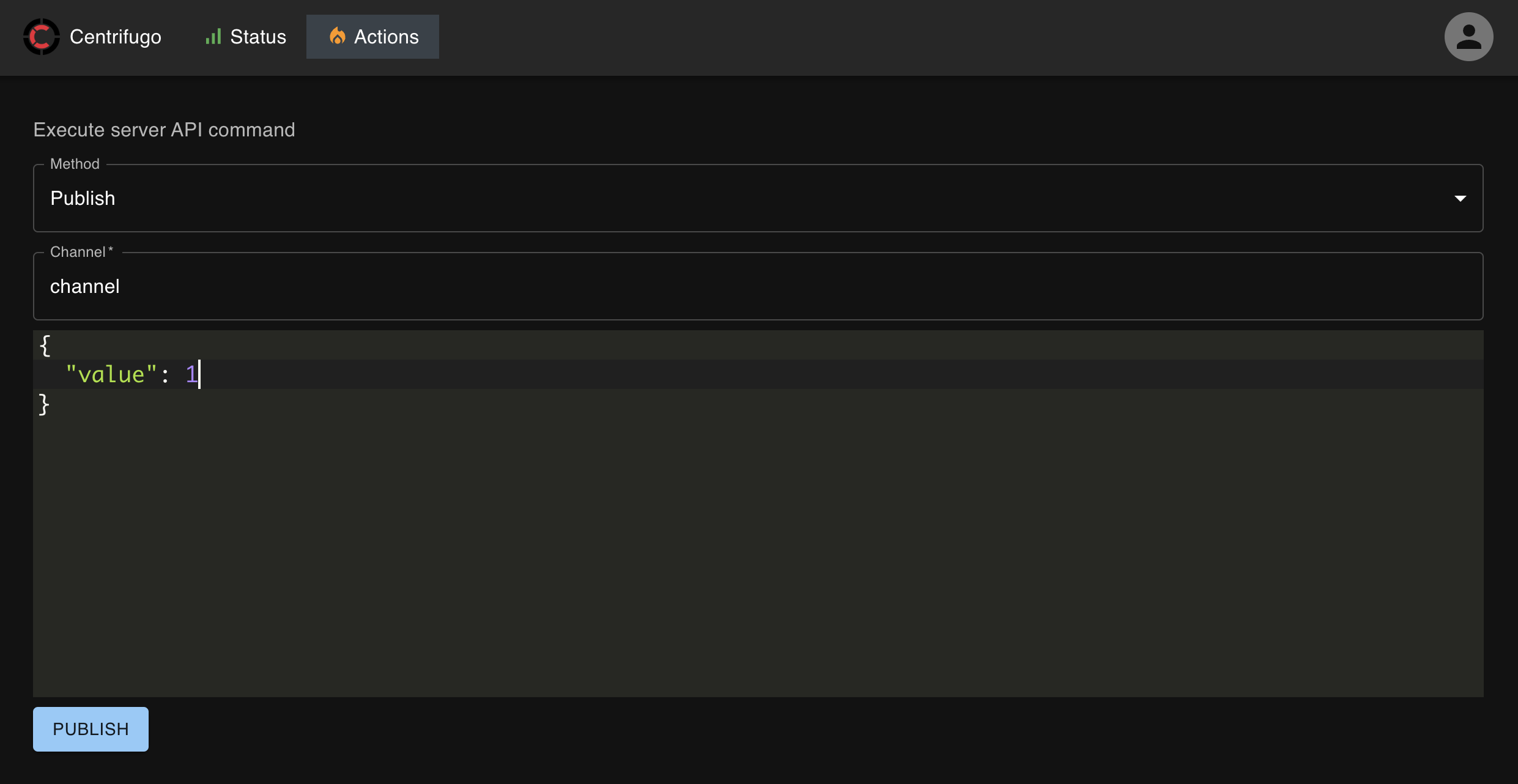 Admin publish
